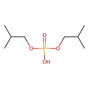 二异丁基磷酸氢酯 structure