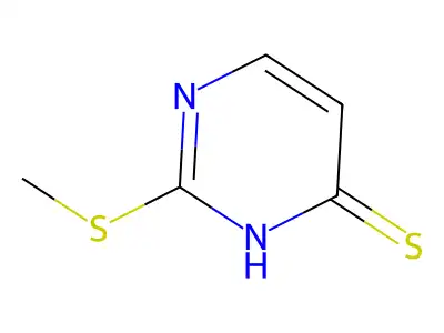 2-(Methylthio)pyrimidine-4(3H)-thione structure
