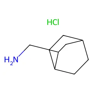 Bicyclo(2.2.2)octan-2-ylmethanamine hydrochloride structure