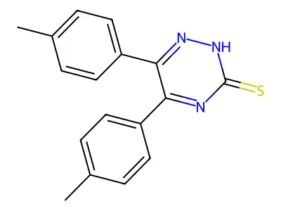 5,6-Di-p-tolyl-[1,2,4]triazine-3-thiol structure