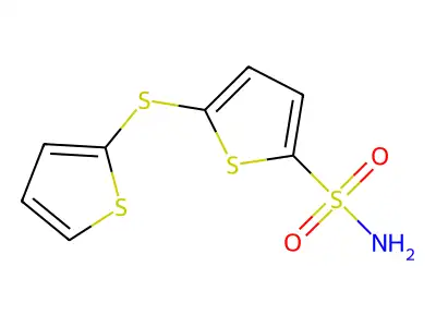 5-(2-Thienylthio)thiophene-2-sulfonamide structure