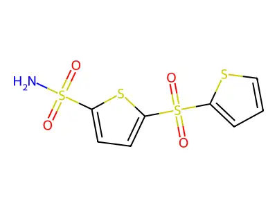 5-(Thiophene-2-sulfonyl)thiophene-2-sulfonamide structure
