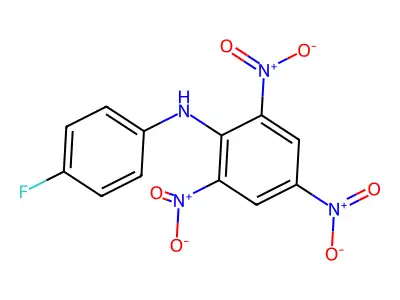 N-(4-Fluorophenyl)picrylamine structure