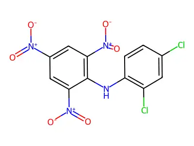 N-(2,4-Dichlorophenyl)-picrylamine structure