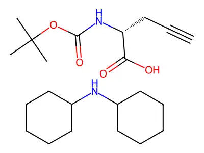 (2S)-2-{[(tert-butoxy)carbonyl]amino}pent-4-ynoic acid structure