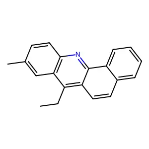 BENZ(c)ACRIDINE, 7-ETHYL-9-METHYL- structure