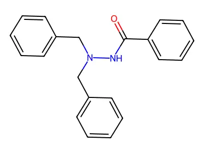 N',N'-二苄基苯甲酰肼 structure