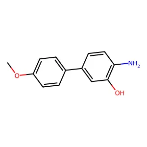 3-Biphenylol, 4-amino-4'-methoxy- structure