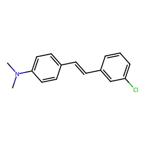 3'-Chloro-4-dimethylaminostilbene structure