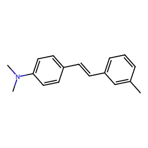 N,N,3'-三甲基-4-茋胺 structure