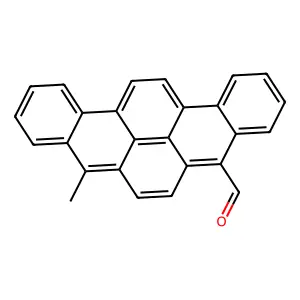 BENZO(rst)PENTAPHENE-5-CARBOXALDEHYDE, 8-METHYL- structure