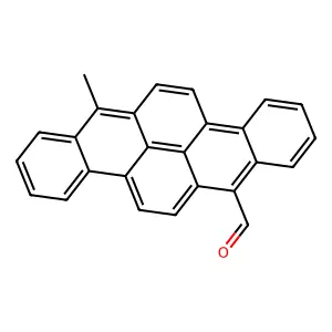 14-Methyldibenzo(b,def)chrysene-7-carboxaldehyde structure