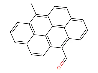 Dibenzo(def,mno)chrysene-12-carboxaldehyde, 6-methyl- structure