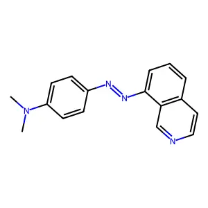 7-((p-(Dimethylamino)phenyl)azo)isoquinoline structure