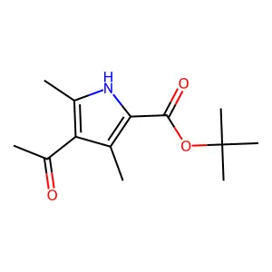tert-Butyl 4-acetyl-3,5-dimethyl-2-pyrrolecarboxylate structure