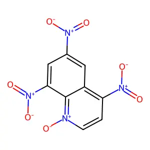 4,6,8-三硝基喹啉1-氧化物 structure