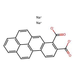 benzo(a)pyrene-7,8-dicarboxylic acid, sodium salt structure