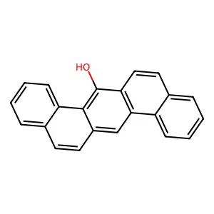 Dibenz(a,h)anthracen-7-ol structure