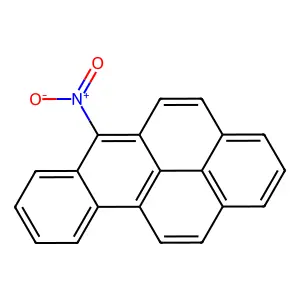 6-Nitrobenzo(a)pyrene structure