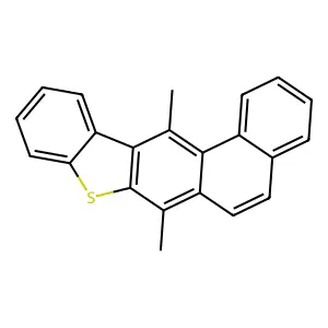 BENZO(b)PHENANTHRO(3,2-d)THIOPHENE, 7,13-DIMETHYL- structure
