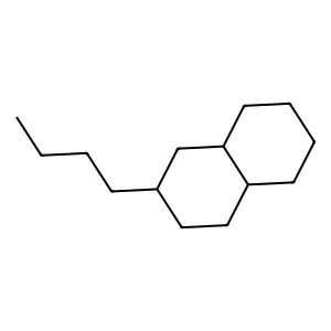 2-n-Butyldecahydronaphthalene structure