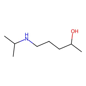 5-(Propan-2-ylamino)pentan-2-ol structure