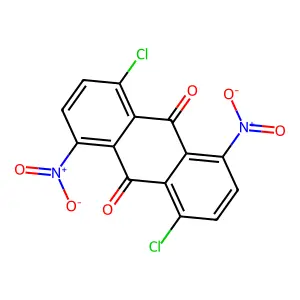 1,5-Dichloro-4,8-dinitroanthracene-9,10-dione structure