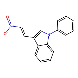 3-(2-Nitroethenyl)-1-phenylindole structure