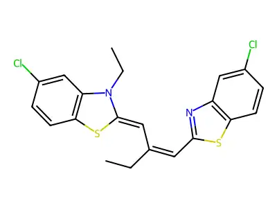 C21H18Cl2N2S2 structure