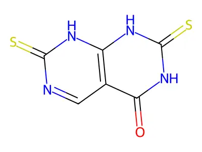 2,7-Bis(sulfanylidene)-2,3,7,8-tetrahydropyrimido[4,5-d]pyrimidin-4(1H)-one structure