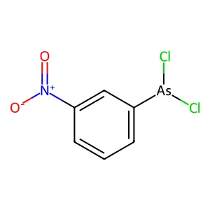 Arsine, dichloro(m-nitrophenyl)- structure