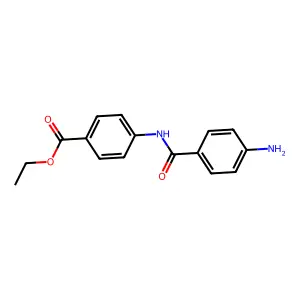 Ethyl 4-(4-aminobenzamido)benzoate structure