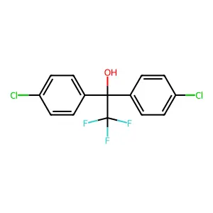 4-Chloro-alpha-(4-chlorophenyl)-alpha-(trifluoromethyl)benzenemethanol structure
