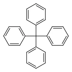四苯甲烷 structure