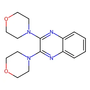 2,3-Dimorpholinoquinoxaline structure