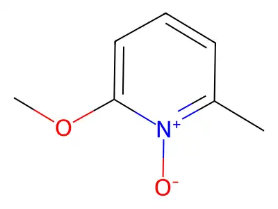 2-Methoxy-6-methyl-1-oxidopyridin-1-ium structure