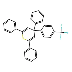 2,4,6-Triphenyl-4-[4-(trifluoromethyl)phenyl]-4H-thiopyran structure