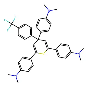 4-[4,6-bis[4-(dimethylamino)phenyl]-4-[4-(trifluoromethyl)ph structure
