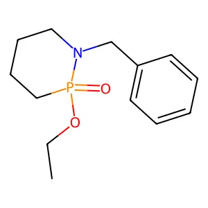 1-Benzyl-2-ethoxy-1,2lambda~5~-azaphosphinan-2-one structure