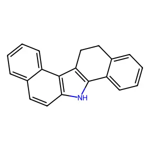 7H-Dibenzo(a,g)carbazole, 12,13-dihydro- structure