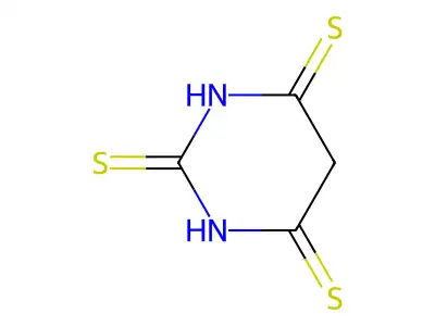 2,4,6(1H,3H,5H)-Pyrimidinetrithione structure