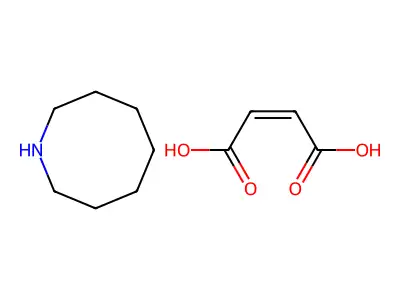 azocane;(Z)-but-2-enedioic acid structure