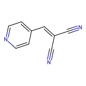 4-吡啶亚甲基丙二腈 structure