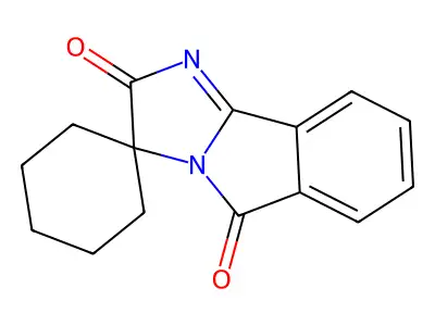 Spiro[cyclohexane-1,3'-[3H]imidazo[2,1-a]isoindole]-2',5'-dione structure