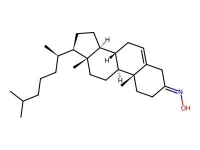 5-Cholesten-3-one oxime structure