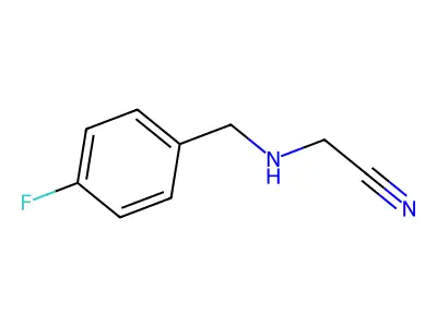 2-[(4-Fluorobenzyl)amino]acetonitrile structure