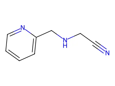 2-{[(Pyridin-2-yl)methyl]amino}acetonitrile structure