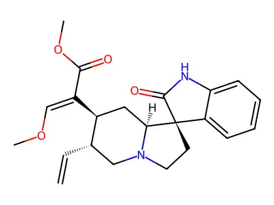 Isocorynoxeine structure