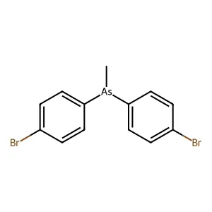 Bis(4-bromophenyl)-methylarsane structure