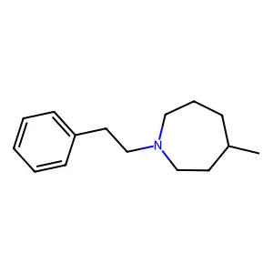 4-Methyl-1-(2-phenylethyl)azepane structure
